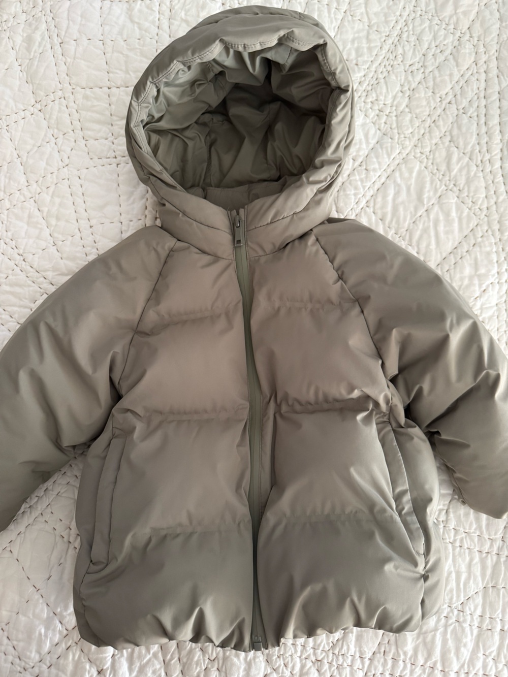 Zara Kids 4t Hooded Puffer Water Repellent Jacket